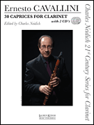 30 CAPRICES FOR CLARINET BOOK AND 2 CDS cover